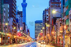 日本东京的浅草区