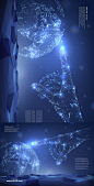 乐分享】商务科技蓝色地球科幻海报PSD素材_平面素材_乐分享-设计共享素材平台