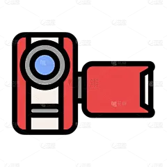 ICON-电子产品icon-SVG-相机
