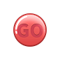 按钮点击GO图标标志红色