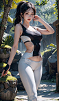 着瑜伽服的美少女 第2弹 [16P]-AIGC绘画-AIGC,微元素 - AI - Element3ds.com!