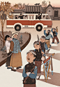 book book illustrations Bookcover Design illustrations Illustrator peking opera Picture book publishing   theater  young adult