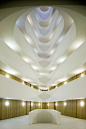 View up into the void at the heart of the Eekenhof apartments by Dutch architects Claus en Kaan.