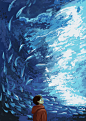 海底_离歌笑z__插画师作品_涂鸦王国gracg.com