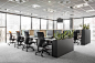 波兰BIURO呼叫中心暖色调的办公空间设计