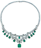 Emerald and Diamond Necklace c.1950