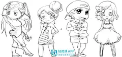 如何画Q版人物？可爱的Q版人物怎么画？