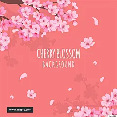 春季手绘花卉高清背景插图日本樱花EPS矢量素材12414124a4ddabeba75c6f0417e3941f.jpg