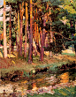 paintingbox: Joaquín Sorolla y Bastida. El Baño de la Reina, Valsaín. 1907. Oil on canvas. 106 x 82.5cm: 