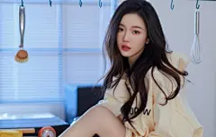 漂亮美女曹婉瑾 休闲装 4k美女壁纸