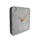【cod】 陨石的记忆水泥时钟 原创环保创意超静音混凝土挂钟 杂良集 设计 新款 2013
