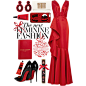 #red #polyvore #polyvoreeditorial #fashion #women #partystyle