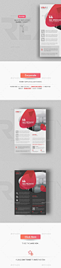 Corporate Flyer Template PSD #design Download: http://graphicriver.net/item/corporate-flyer/13498816?ref=ksioks