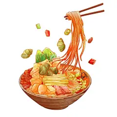 螺蛳粉  - 源文件下载【酷图网】螺蛳粉插画,手绘螺蛳粉,美食,螺蛳粉,粉,面条,卡通螺蛳粉,桂林米粉,卡通,手绘,插画