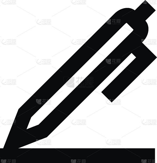 笔矢量图标