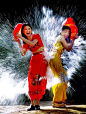 Fun at the Songkran water festival in Thailand. It is the festival for the Thai Lunar New Year.: 