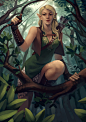 huntress, Ester Zejn : huntress by Ester Zejn on ArtStation.