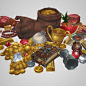 Fruit N Loot Set With over 100 objects of awesome... | Low Poly 3D Models : Fruit N Loot Set

 With over 100 objects of awesome loot! By Csaba Baity!