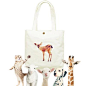 原创设计[PIRO良品]小清新帆布包包手提购物袋长颈鹿小鹿向日葵猫-淘宝网