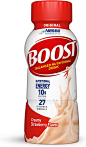 Boost Original Complete Nutritional Drink, Strawberry Bliss, 8 fl oz Bottle, (Pack of 24)