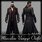 200 Masculine Vampyr Outfit Reference Pack | 4K | v.199