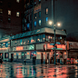 Light On - The Color Of The Night : A sentimental study of storefronts, Franck Bohbot’s Light On series presents a nocturnal exploration of “the city that never sleeps.” Shot from august 2013 through March 2015, the series presents façades that boast stil