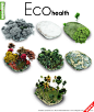 EcoStones Archigraphs png 图标 - ecostone archigraphs,石头图标，树木，小山，png