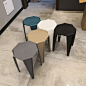 宜家塑料凳子家用加厚椅子成人登子浴室凳板凳餐凳圆凳方凳ins风-tmall.com天猫