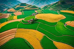 绿色植物中国农村乡村田园风情摄影图