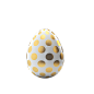 复活节金色彩蛋鸡蛋蛋壳花纹图案设计素材PNG免抠高清PS素材
