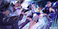 #kda女团挑战赛##KDAmore#@英雄联盟 @英雄联盟同人 极限末班车！！@KDA工作室 @星雨CG艺术中心 @星雨CG ​​​​