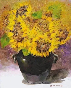Vicki·晓采集到油画、水彩画