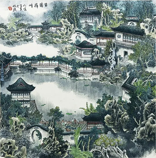 留园辑峰。留园是中国著名古典园林，以园内...