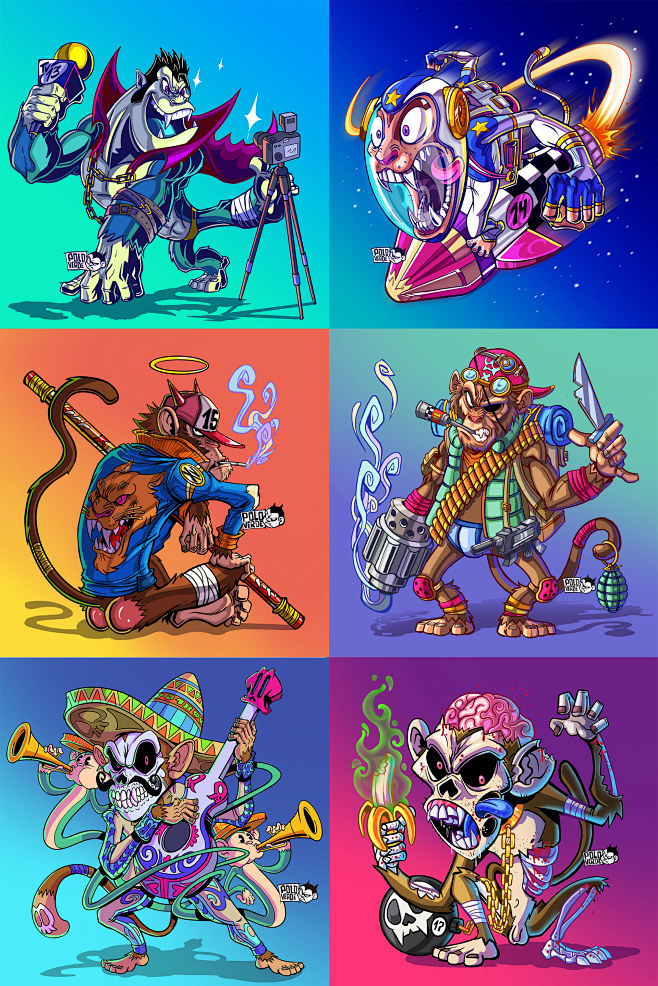30 CHARACTERS MONKEY...
