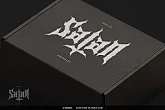 Raven Faith恐怖万圣节重金属朋克哥特摇滚音乐海报标题英文字体