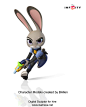 Zootopia Judy : Disney Infinity, B Allen : Character model by BAllen