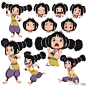 酱酱插画分享  喜欢吗？Hong SoonSang的角色设计图。关注微信公众号，过几日放资料大包提供给大家学习和参考，先到先得 ​​​​