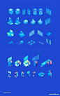 等轴测图，等距插图卷01_UI集合_素材下载-乐分享素材网