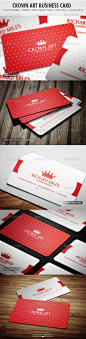 Crown Art Business Card - Corporate Business Cards