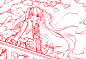 板绘 初音