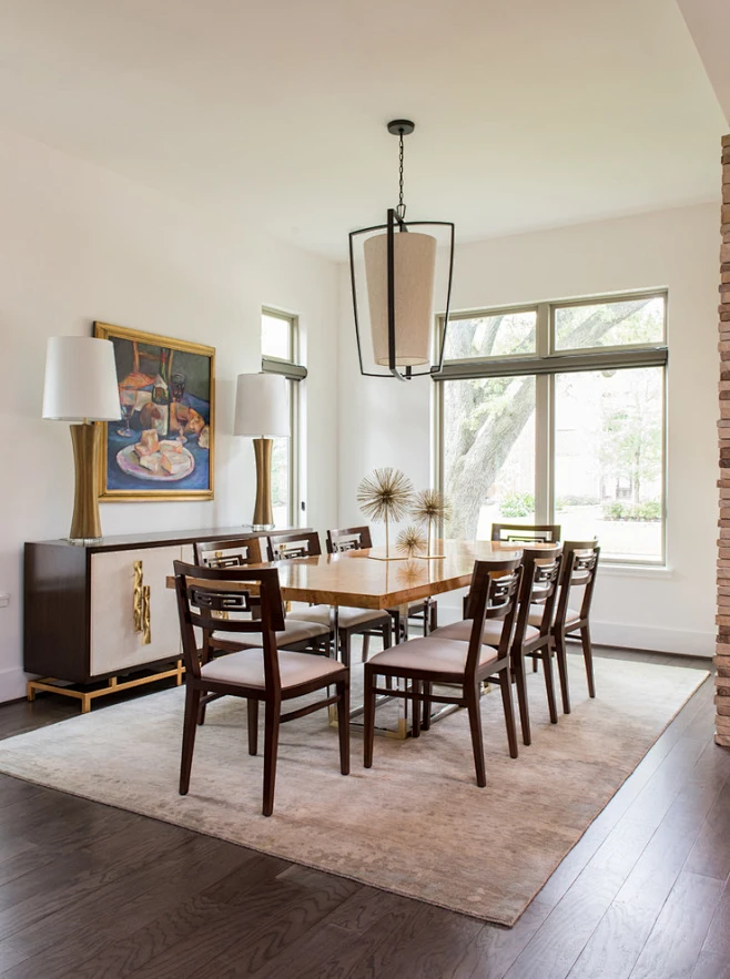 Bellaire Mid Century - Transitional - Dining Room - Houston - by ...