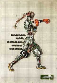 艺术家Murilo Melo为Companhia Athletica健身会所设计的零件海报 - 国外平面设计欣赏 FOREIGN GRAPHIC DESIGN - 国外设计欣赏网站 - DOOOOR.com