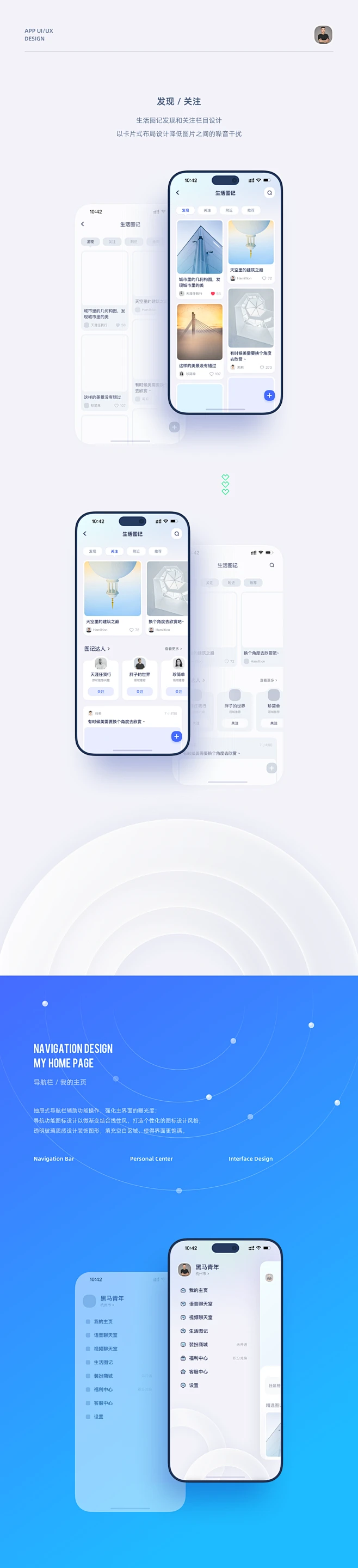 小嘿畅聊 APP UI/UX 设计总结-APP-UICN用户体验设计平台-花瓣网