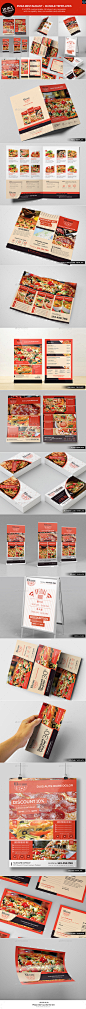 Pizza Restaurant - Bundle Templates - Food Menus Print Templates