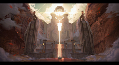 我准备好了~采集到魔幻 玄幻 三国 战争   游戏 场景 背景 底图