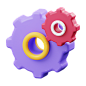 Settings 3D Illustration