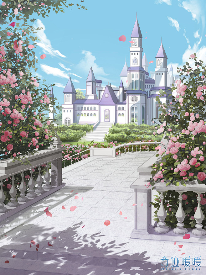 奇迹暖暖换装背景【蔷薇花园】