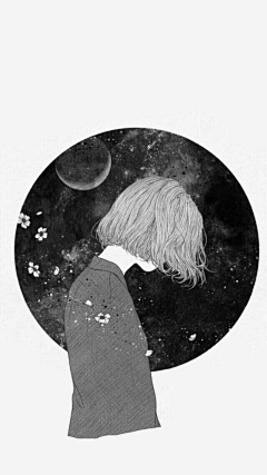 野忘🍂采集到i   插画（头像）