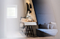 Gloriette / noa* network of architecture - Bedroom, Arch, Table, Sink, Chair