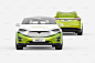 特斯拉汽车多角度场景展示样机贴图PSD模版 Tesla Model X Electric Car Mockup :  